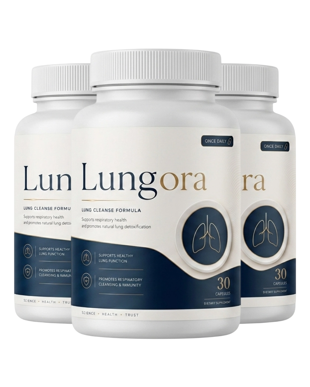 Lungora® Lung Cleanse Formula — 3 bottles